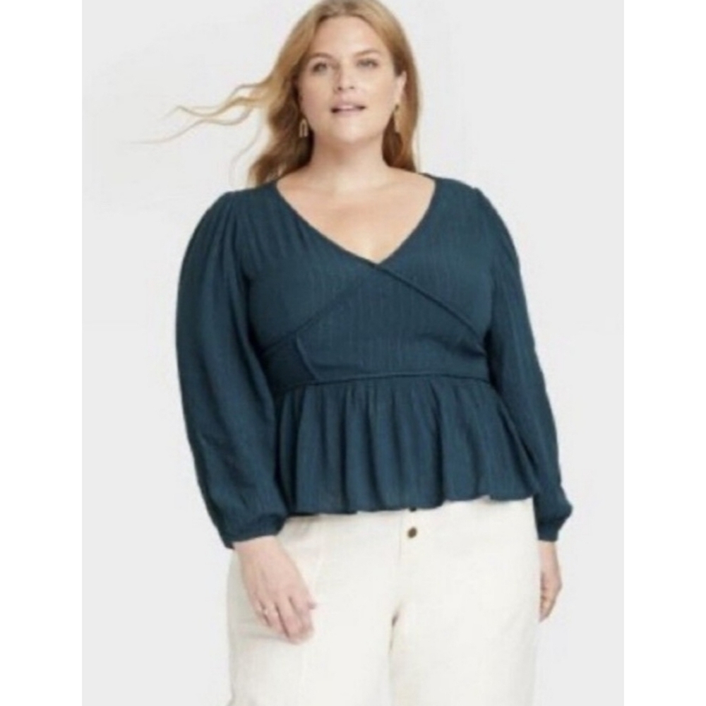 Knox Rose Long Sleeve Embroidered Blouse